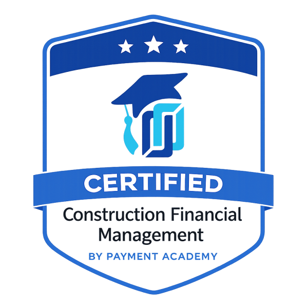 certified construction financial management badge
